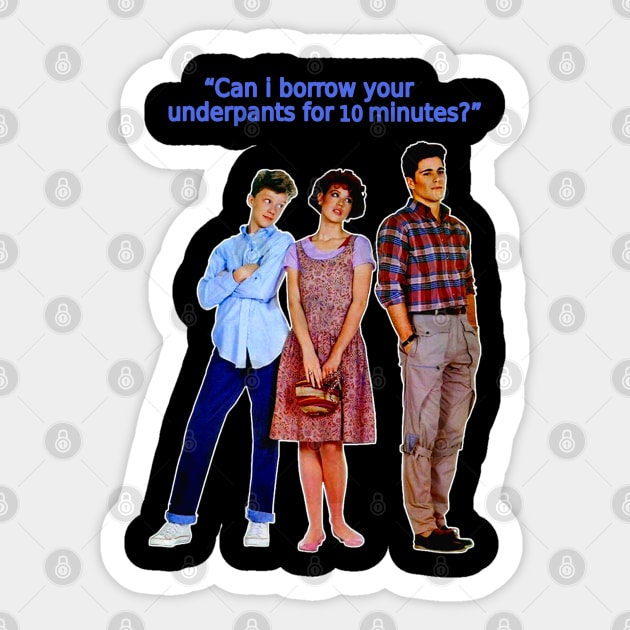 80s Sixteen Candles Movie Sticker by Starseeker